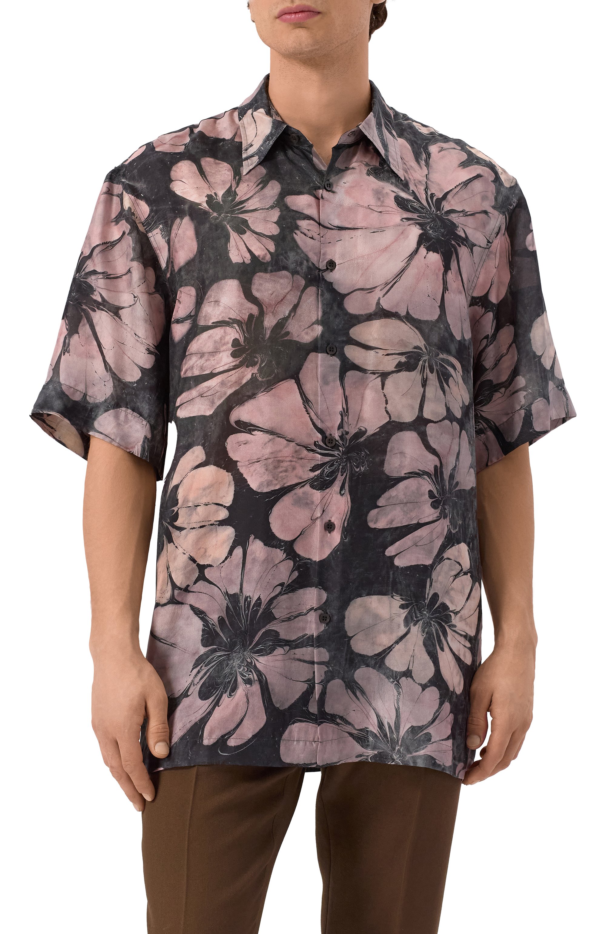 Шелковая рубашка DRIES VAN NOTEN, арт. 251-020700-1202, фото 3