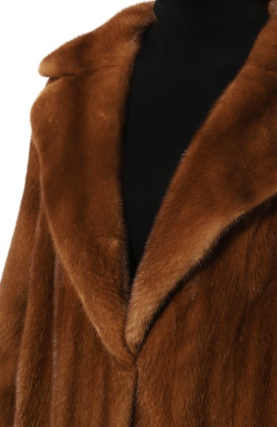Шуба из меха норки GIULIA GURMAN коричневого цвета по цене 1245000 руб., арт. CJ10240125G4, фото 5 Шуба из меха норки GIULIA GURMAN, арт. CJ10240125G4, фото 5