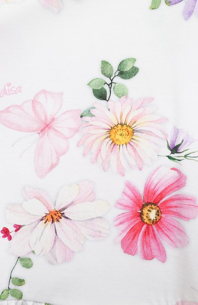 Хлопковое платье MONNALISA, арт. 11A917, фото 3