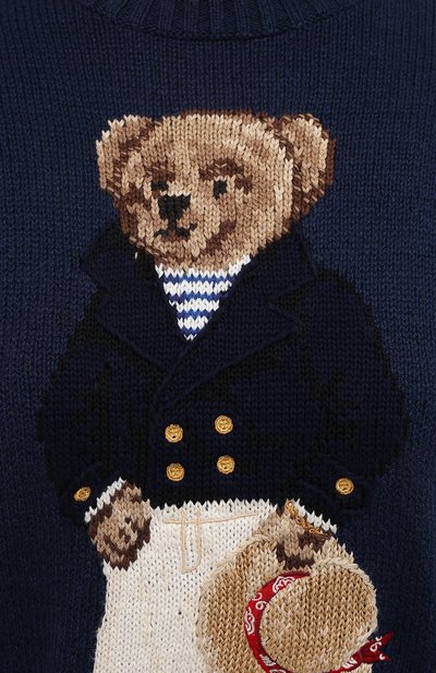 Свитер из хлопка и льна POLO RALPH LAUREN, арт. 211827666, фото 5