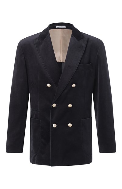 Бархатный пиджак BRUNELLO CUCINELLI, арт. ML4797BBDE, фото 1