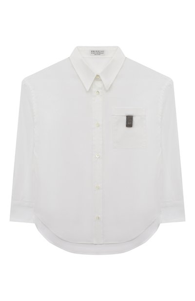 Хлопковая блузка BRUNELLO CUCINELLI, арт. B0091C832B, фото 1