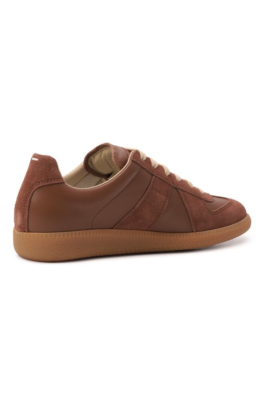 Кожаные кеды Replica Maison Margiela S58WS0109/P1895 Коричневый  S58WS0109/P1895 Фото 5