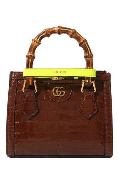 Женская сумка diana mini из кожи аллигатора GUCCI, арт. 655661 EZINT