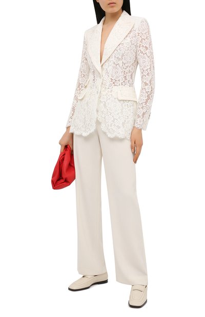 Жакет DOLCE & GABBANA белого цвета по цене 363000 руб., арт. F29EPT/HLMEA, фото 2 Жакет DOLCE & GABBANA, арт. F29EPT/HLMEA, фото 2