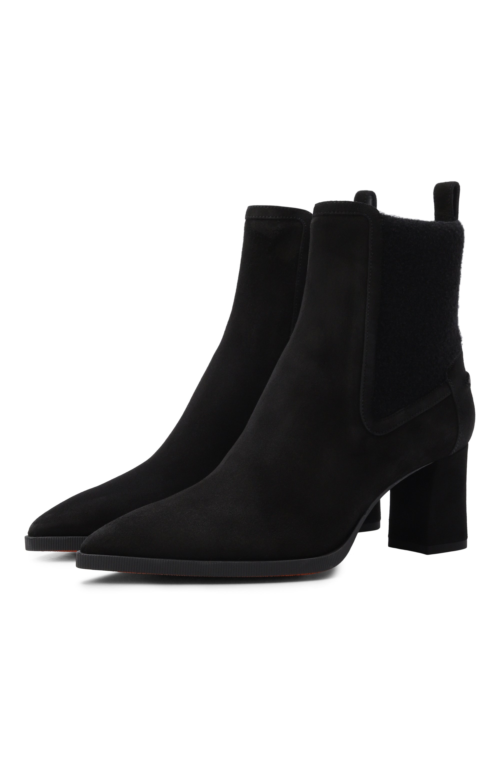 Замшевые ботильоны SANTONI, арт. WTEG72444PC4NMGS, фото 1