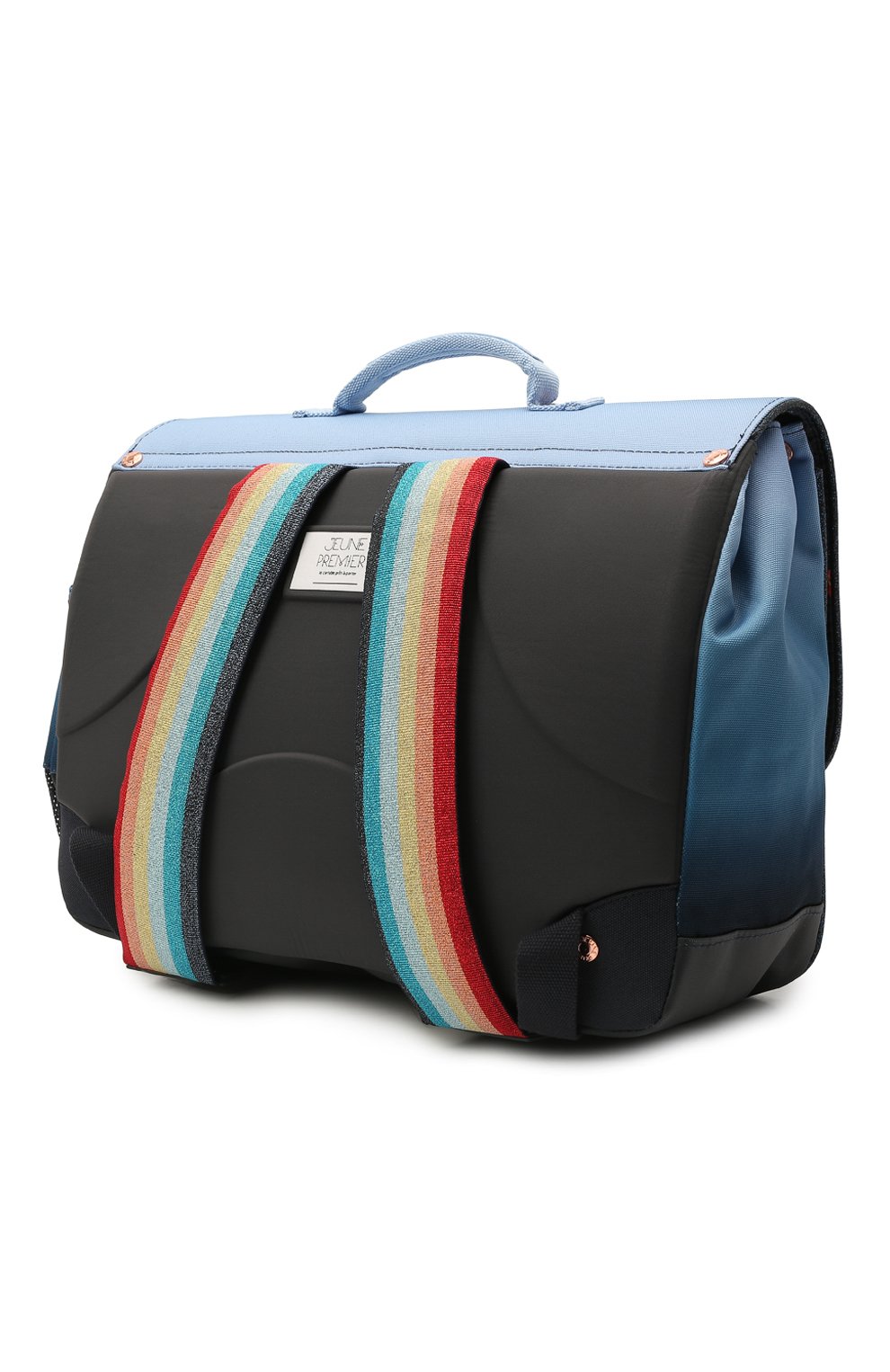 Портфель midi unicorn universe JEUNE PREMIER синего цвета по цене 19820 руб., арт. Itd21176, фото 2 Портфель midi unicorn universe JEUNE PREMIER, арт. Itd21176, фото 2