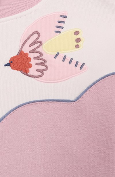 Хлопковый свитшот STELLA MCCARTNEY, арт. TX4A80, фото 3