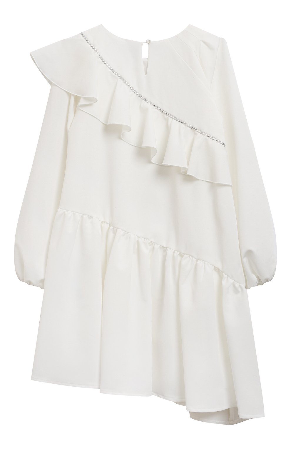 Платье MONNALISA белого цвета по цене 32385 руб., арт. 71B906, фото 2 Платье MONNALISA, арт. 71B906, фото 2