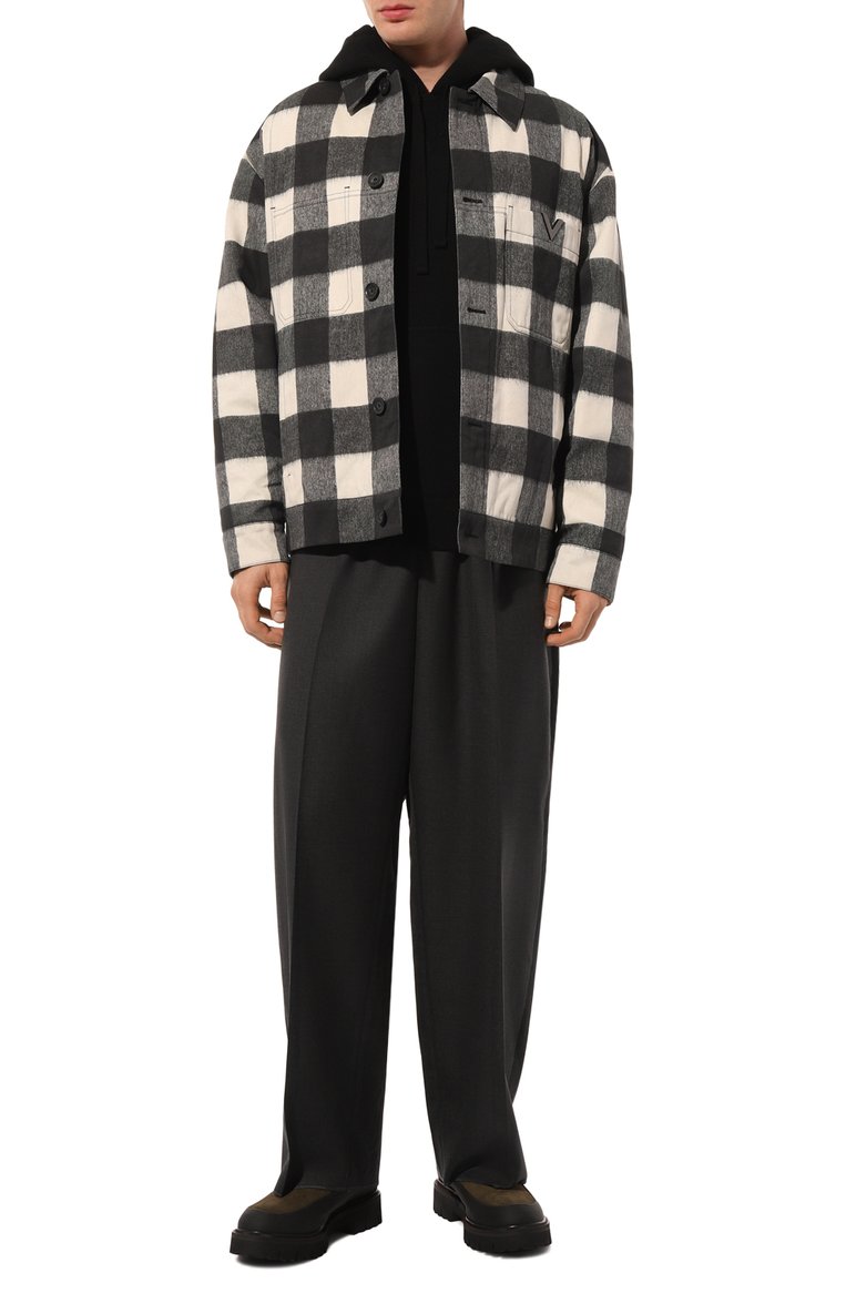 Утепленная куртка-рубашка VALENTINO, арт. 5V3CJJ80ADE, фото 2