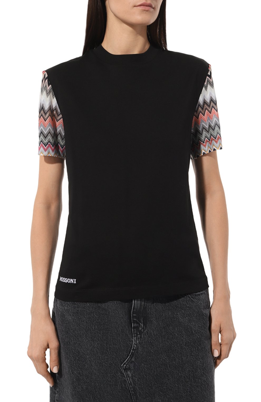 Хлопковая футболка MISSONI, арт. DS24SL03/BJ00JU, фото 3