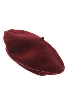 Женский шерстяной берет MAISON MARGIELA бордового цвета, арт. S50TC0075/M13115 | Фото 3 (Нос: Не проставлено; Материал: Текстиль, Шерсть)