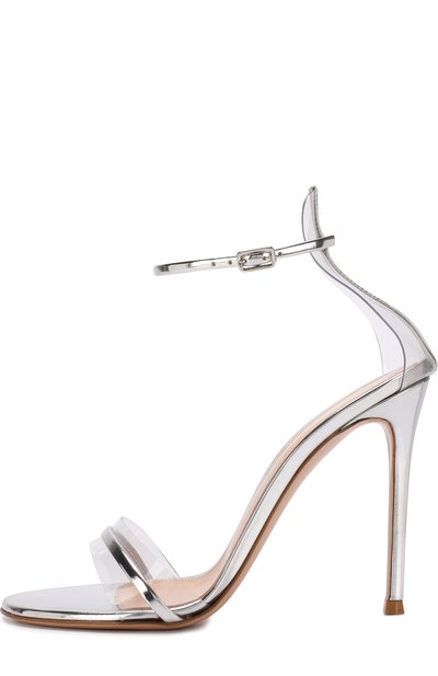 Босоножки portofino с прозрачными вставками на шпильке GIANVITO ROSSI, арт. G60128.15RIC.MEPARTR, фото 3