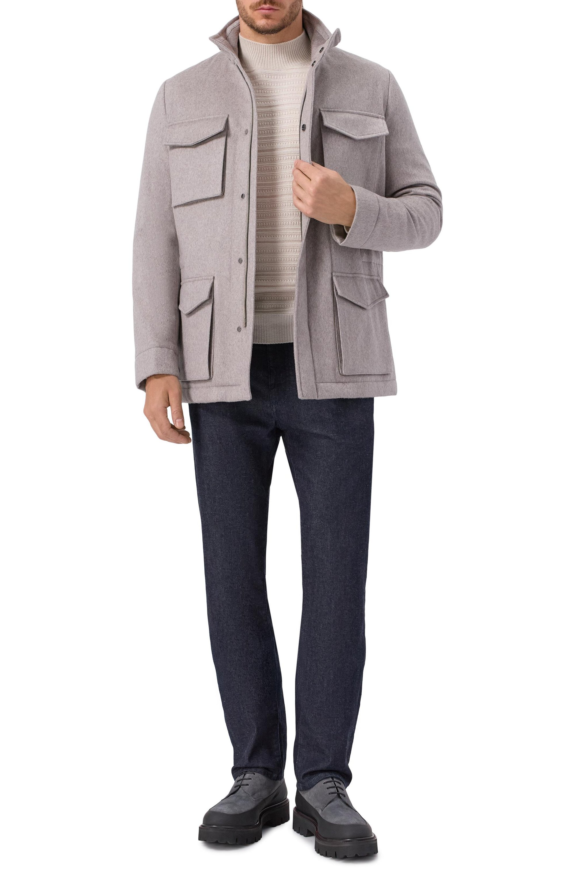 Кашемировая куртка ANDREA CAMPAGNA, арт. 25U628-CUNWSX/58-60, фото 2