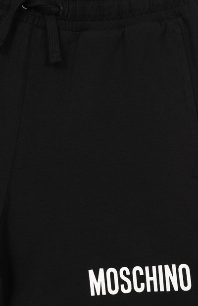Хлопковые шорты MOSCHINO, арт. HUQ02R/LBA10_001, фото 3