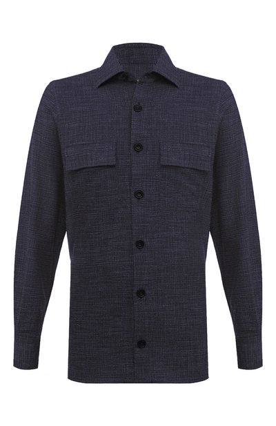 Мужская рубашка из шерсти и шелка KITON, арт. UMC016K0643C