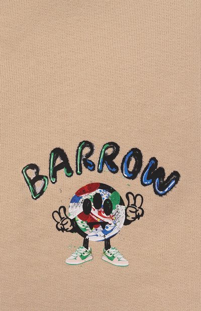 Хлопковые шорты BARROW бежевого цвета по цене 6875 руб., арт. S6BKJUBE095, фото 3 Хлопковые шорты BARROW, арт. S6BKJUBE095, фото 3