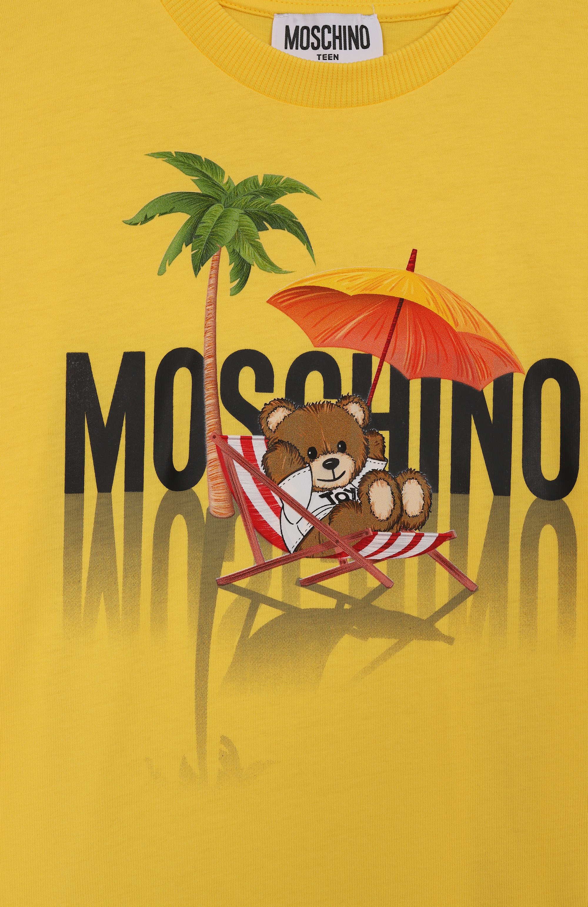 Хлопковая футболка MOSCHINO, арт. H7M04K/LAA01/10-14, фото 3