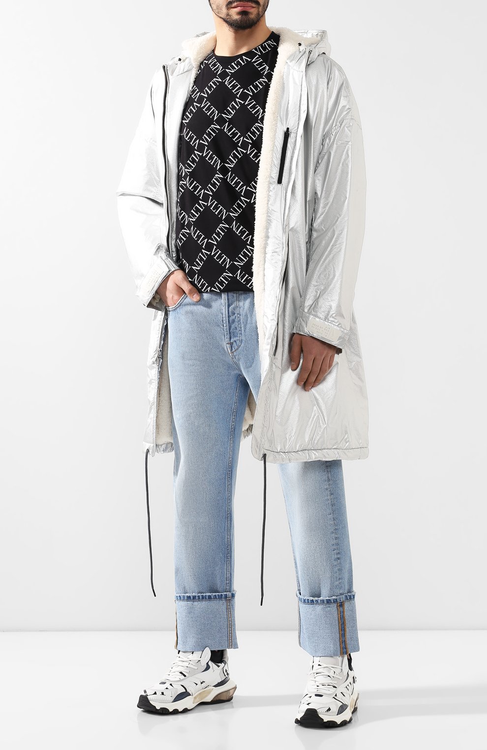 Кожаные кроссовки bounce vltn VALENTINO, арт. RY2S0B39/KDS, фото 2