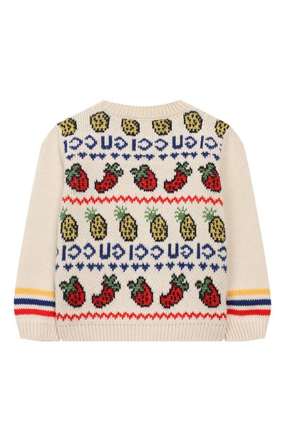 Кардиган из шерсти и хлопка GUCCI, арт. 580163/XKAVT, фото 2