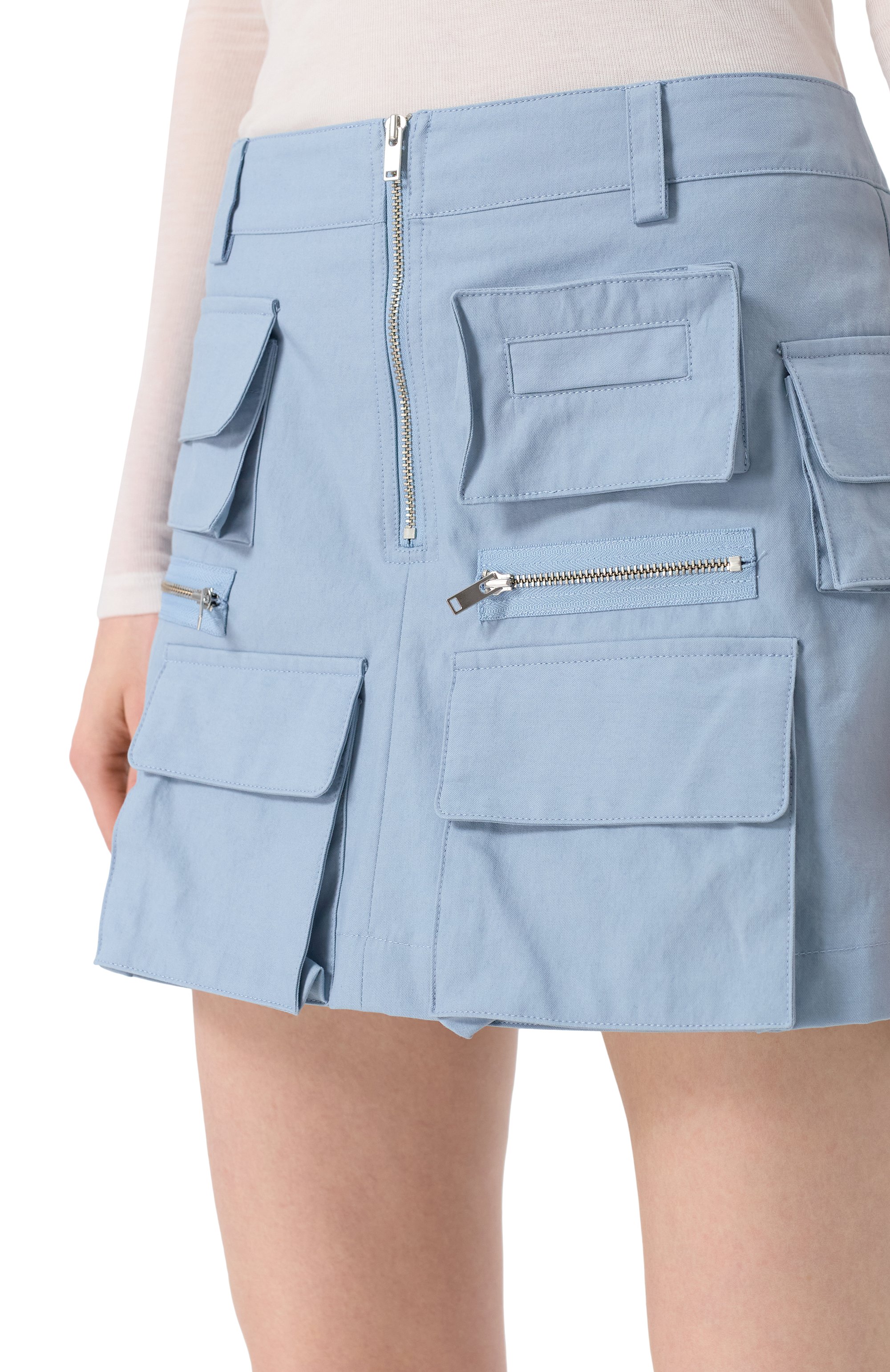 Хлопковая юбка-шорты ERIKA CAVALLINI, арт. E5SL04, фото 5