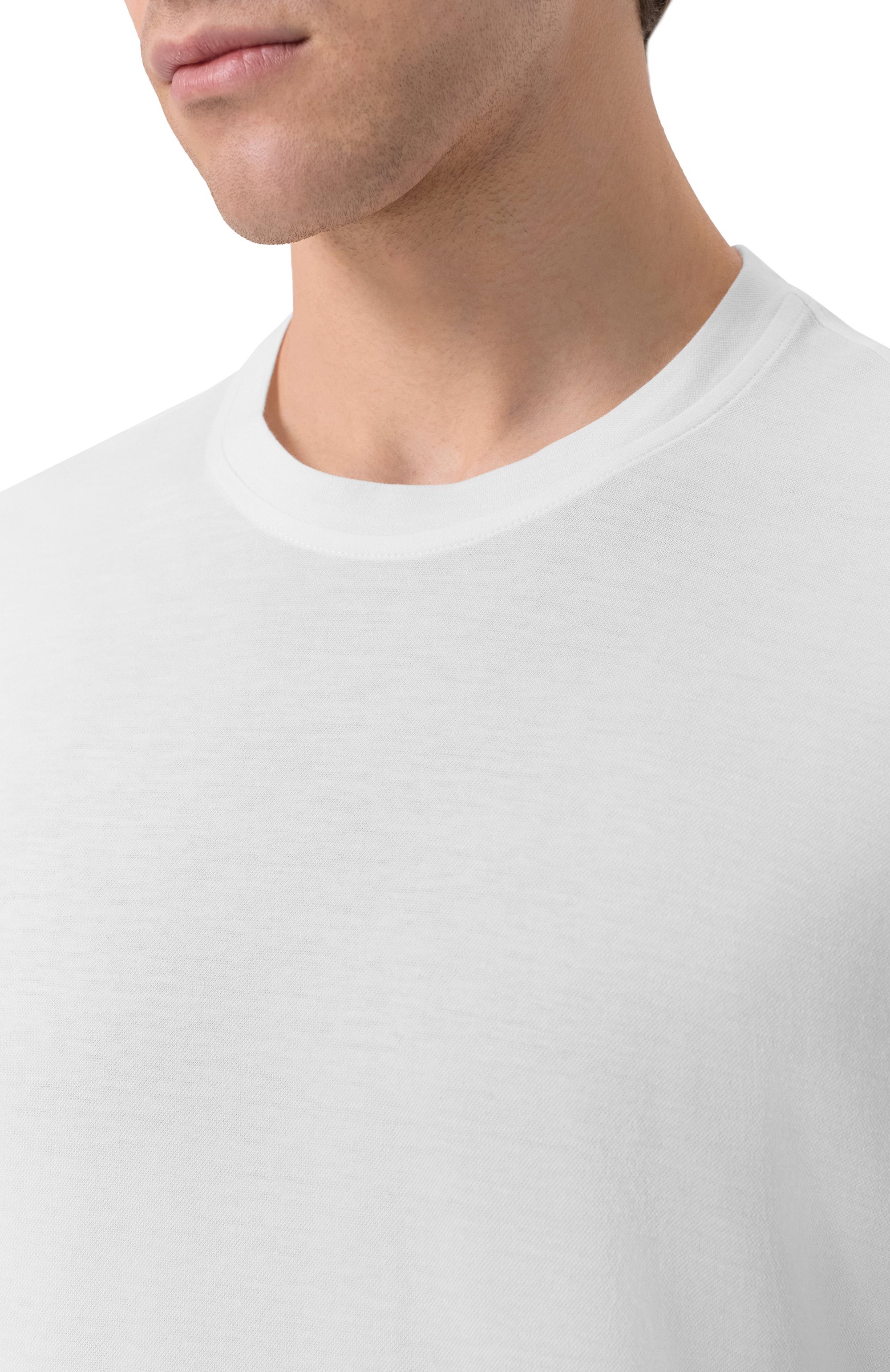 Футболка из лиоцелла и хлопка CAPOBIANCO, арт. 20M660.TM00., фото 5