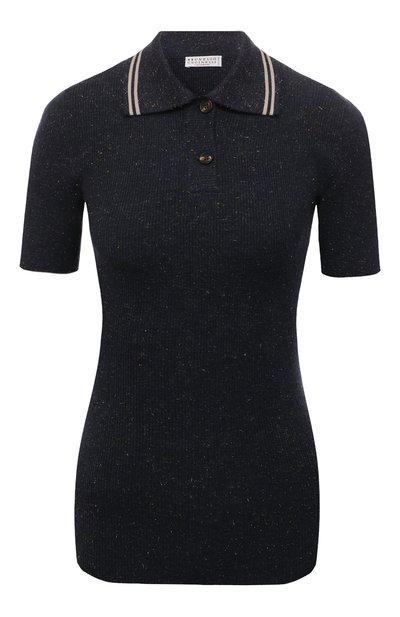 Женский поло из кашемира и вискозы BRUNELLO CUCINELLI, арт. M9A84B1257