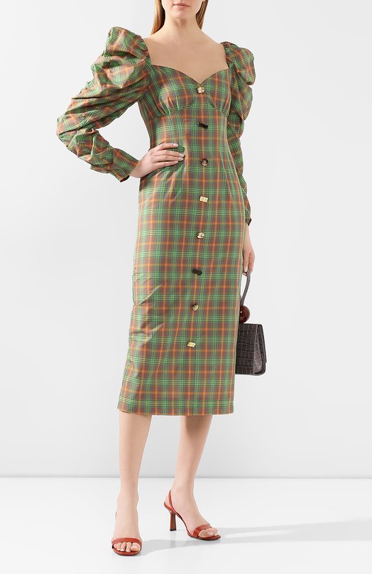 Платье-миди Rejina Pyo Зелёный, фото 2