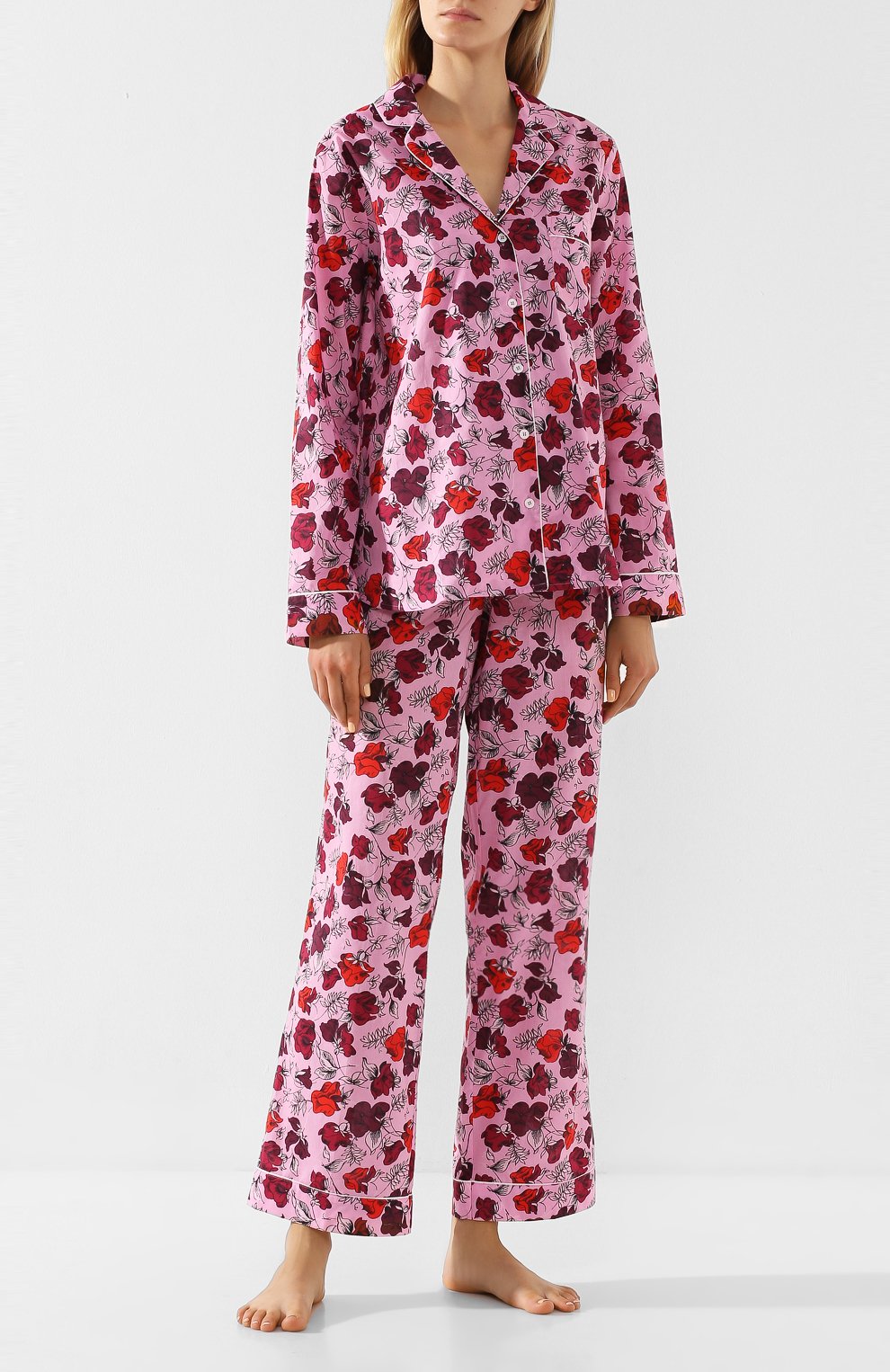 Хлопковая пижама YOLKE, арт. SS20-02C-DV-P, фото 1