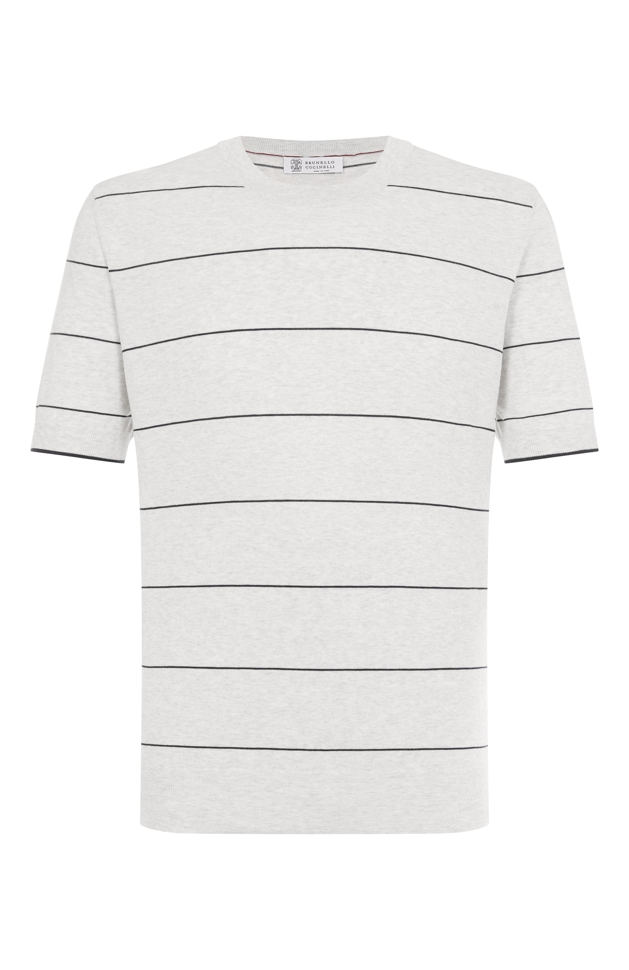 Хлопковый джемпер BRUNELLO CUCINELLI, арт. M29805300, фото 1