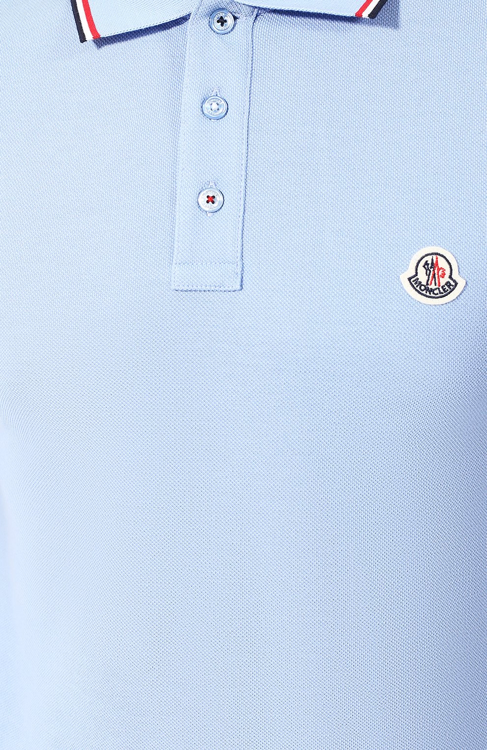 Хлопковое поло MONCLER, арт. E1-091-83456-00-84556, фото 5