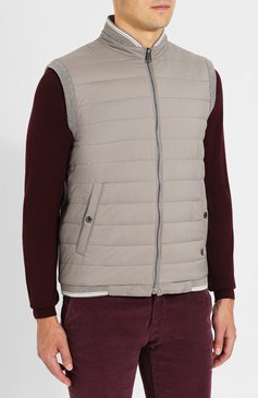 Утепленный жилет на молнии с воротником-стойкой RALPH LAUREN, арт. 790703819, фото 1