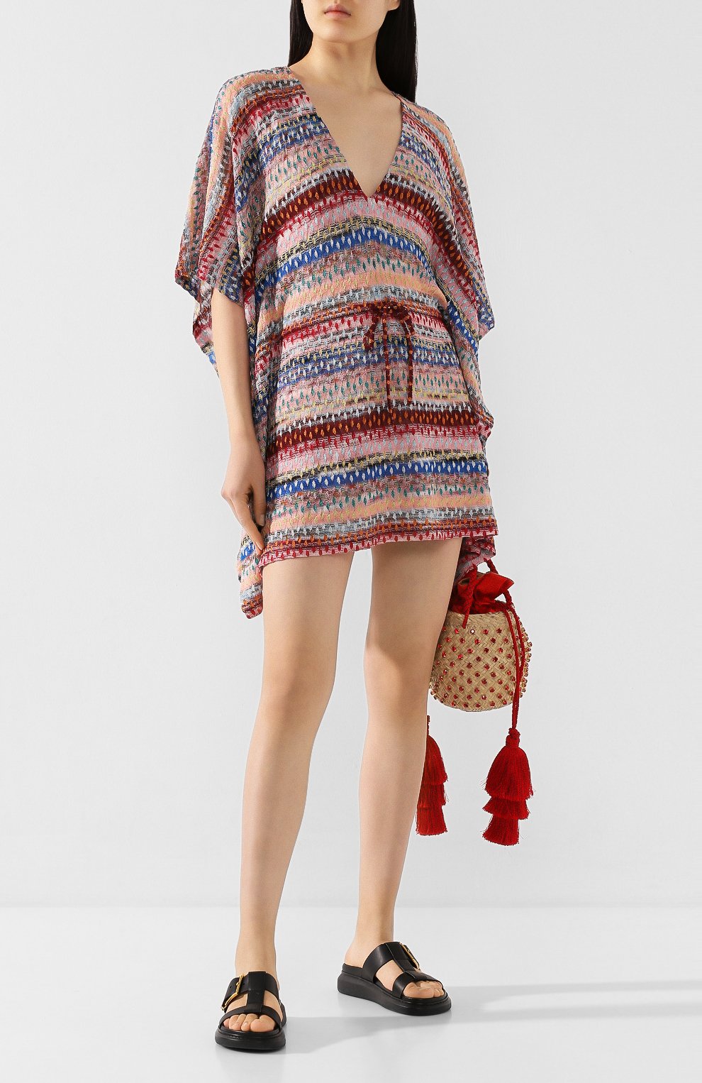 Туника MISSONI разноцветного цвета по цене 61400 руб., арт. MMQ00125/BR0088, фото 2 Туника MISSONI, арт. MMQ00125/BR0088, фото 2