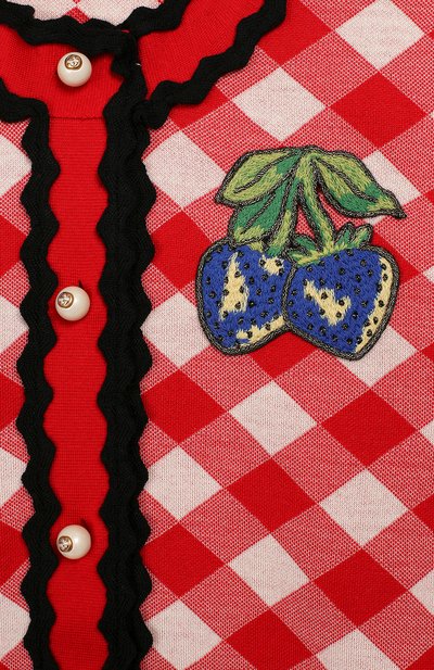 Шерстяной кардиган GUCCI, арт. 580356/XKAW5, фото 3