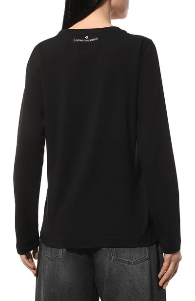 Хлопковый лонгслив LORENA ANTONIAZZI, арт. TS10AP/9999, фото 4