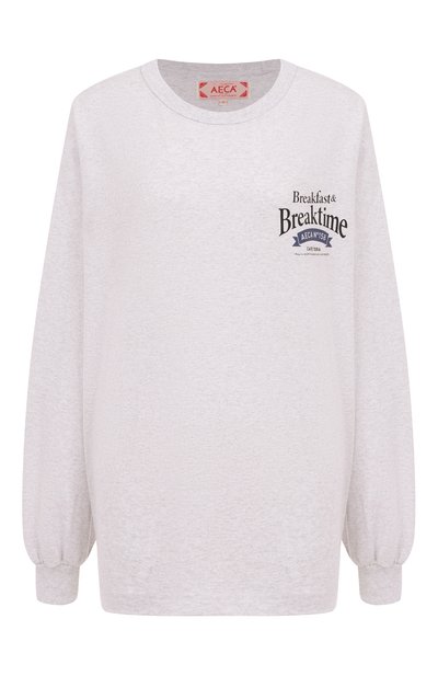 Женский хлопковый свитшот AECA WHITE, арт. AWCMSSBBTTLST001A2.LIGHT GREY (XL)
