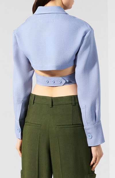 Шелковый топ JACQUEMUS, арт. 193T002/15330, фото 4