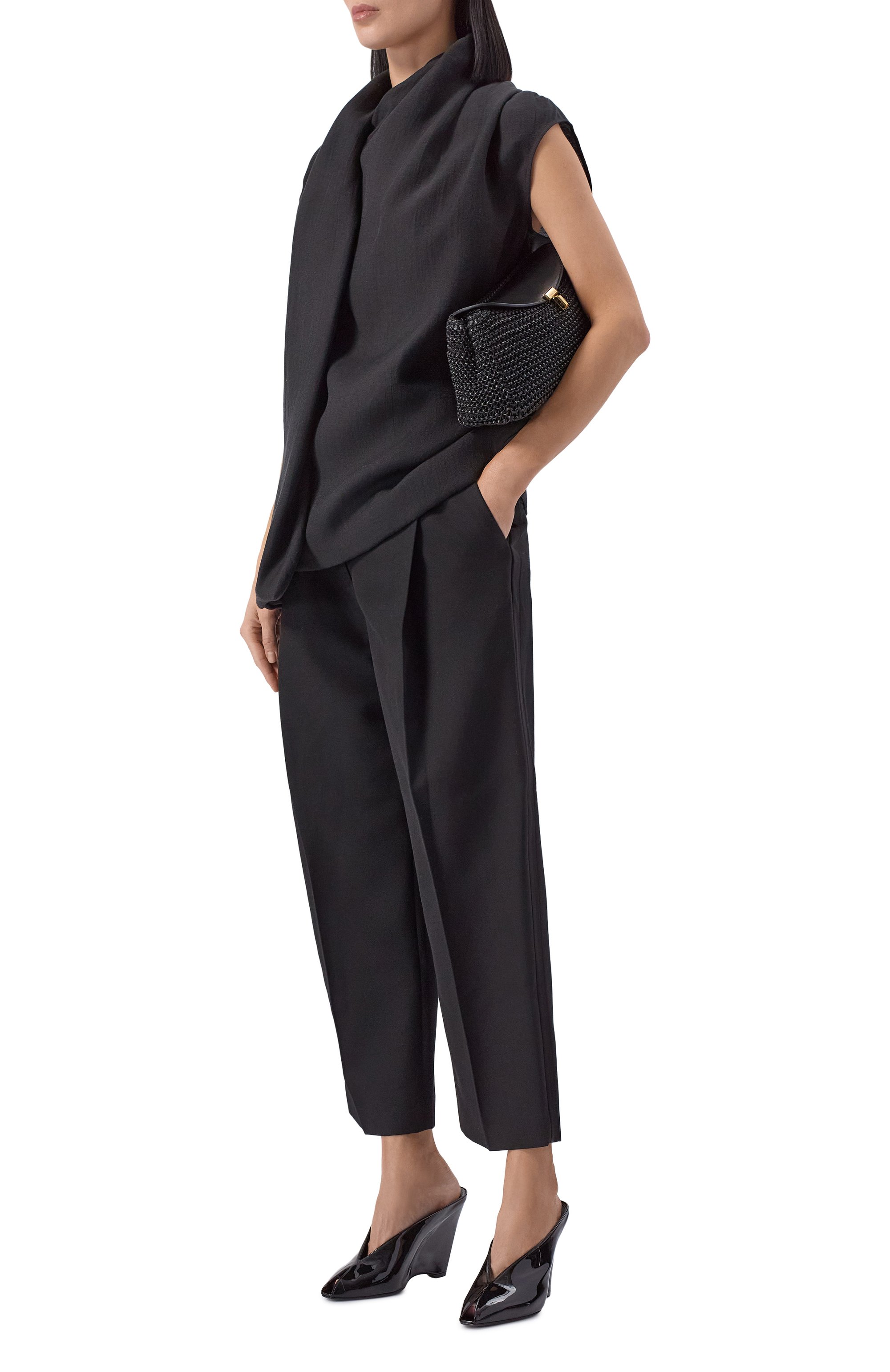 Топ из лиоцелла и льна TOTEME, арт. 254-WRT0612-FB0265, фото 2