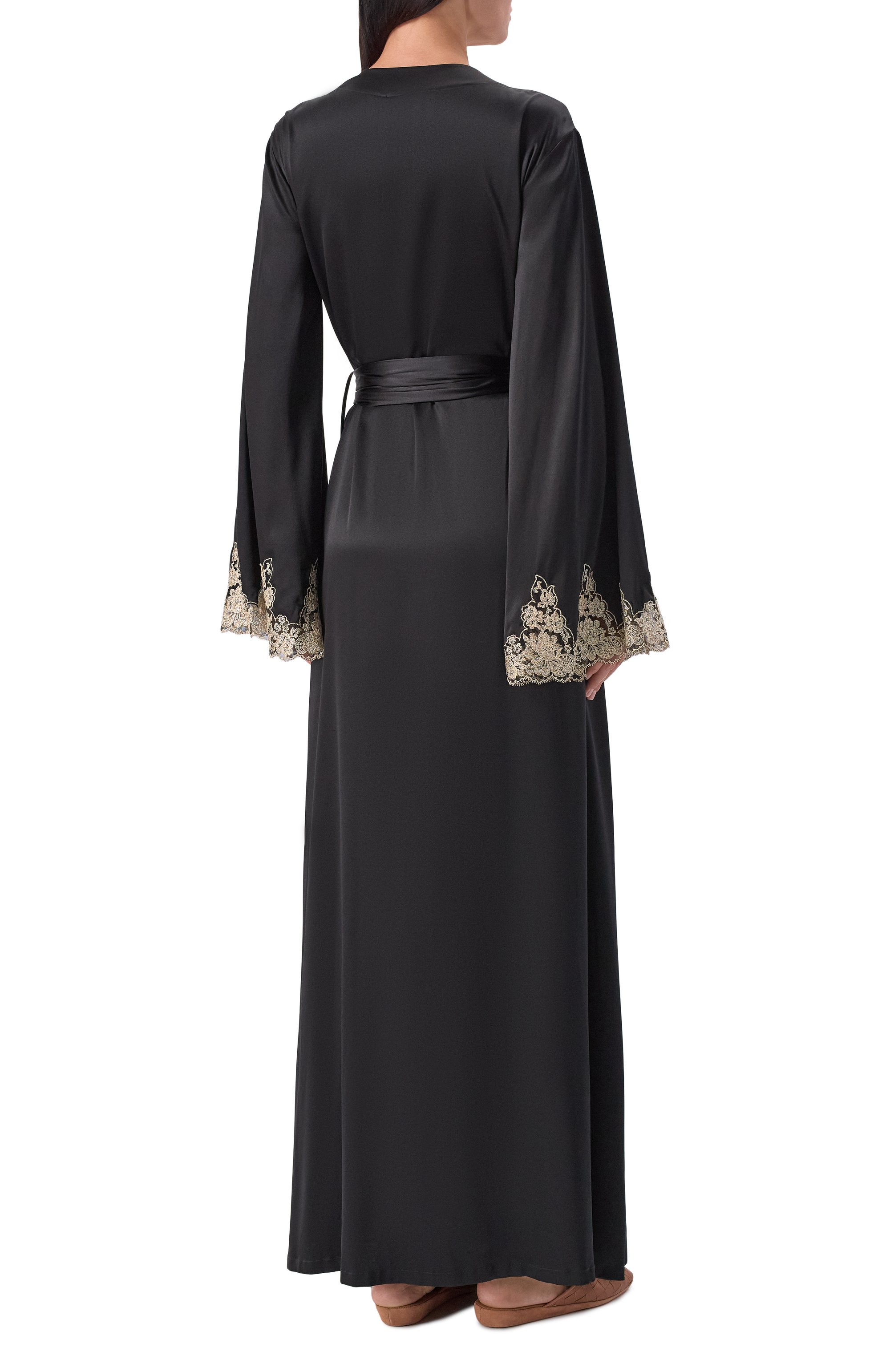 Шелковый халат I.D. SARRIERI, арт. L4676, фото 4