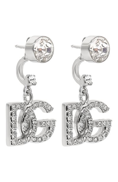 Серьги DOLCE & GABBANA серебряного цвета по цене 61650 руб., арт. WEP1L6 W1111, фото 3 Серьги DOLCE & GABBANA, арт. WEP1L6 W1111, фото 3