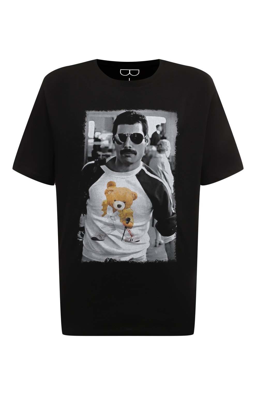 Хлопковый футболка BISIBIGLIO, арт. QUEEN WITH TEDDY, фото 1