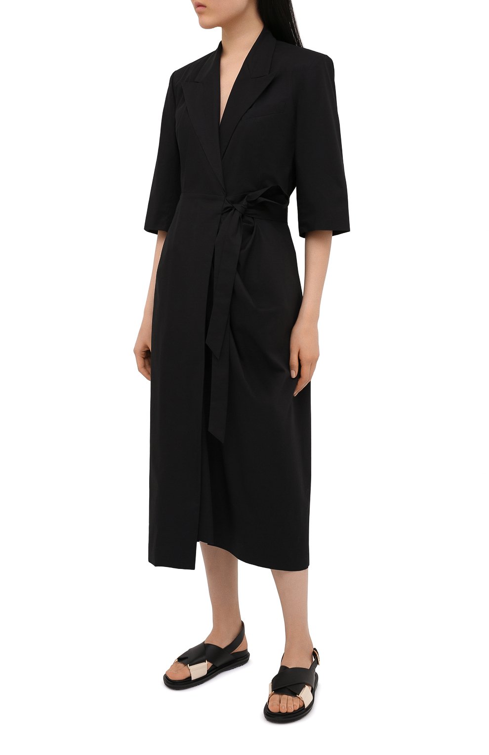 Хлопковое платье DRIES VAN NOTEN, арт. 211-11096-2017, фото 3