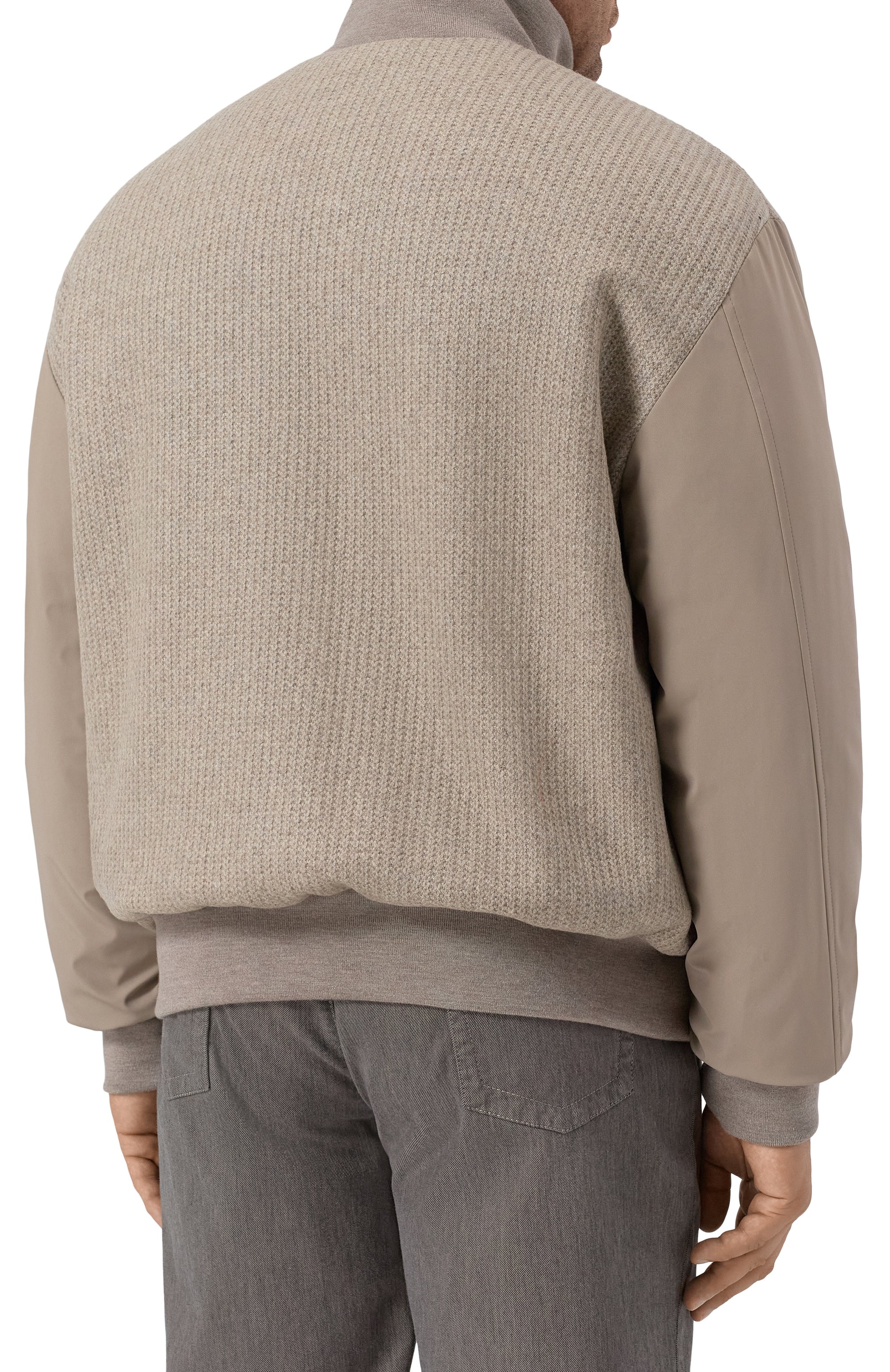 Комбинированный бомбер KITON, арт. UW2257V0441H01, фото 4