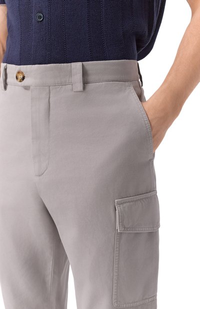 Хлопковые брюки-карго BRUNELLO CUCINELLI, арт. M252DE1890, фото 5