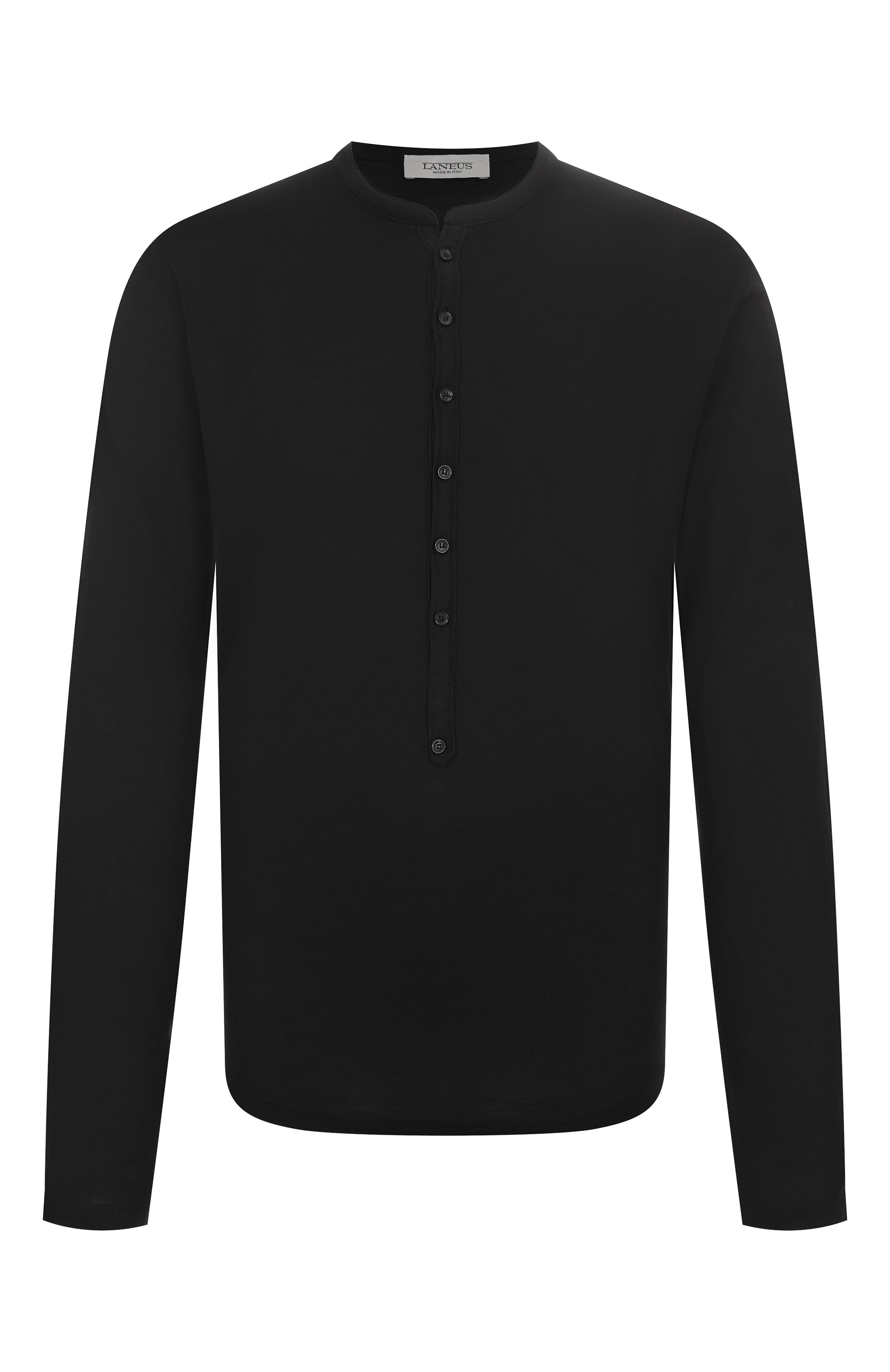 Лонгслив-хенли из хлопка и шелка LANEUS, арт. S5LAMATH051, фото 1