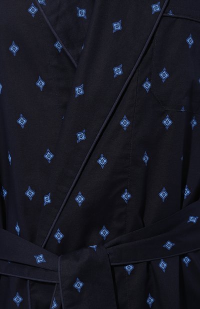 Хлопковый халат DEREK ROSE, арт. 5505-NELS098, фото 5