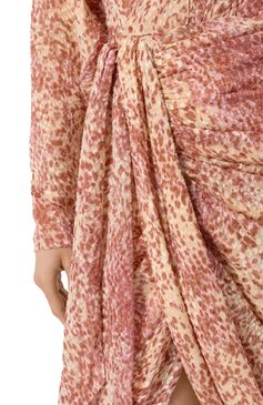 Платье из вискозы и шелка ISABEL MARANT, арт. 25PR00648FE/C1J06I, фото 5