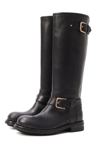 Женские кожаные сапоги bernini 20 DOLCE & GABBANA, арт. CU1213/AW352