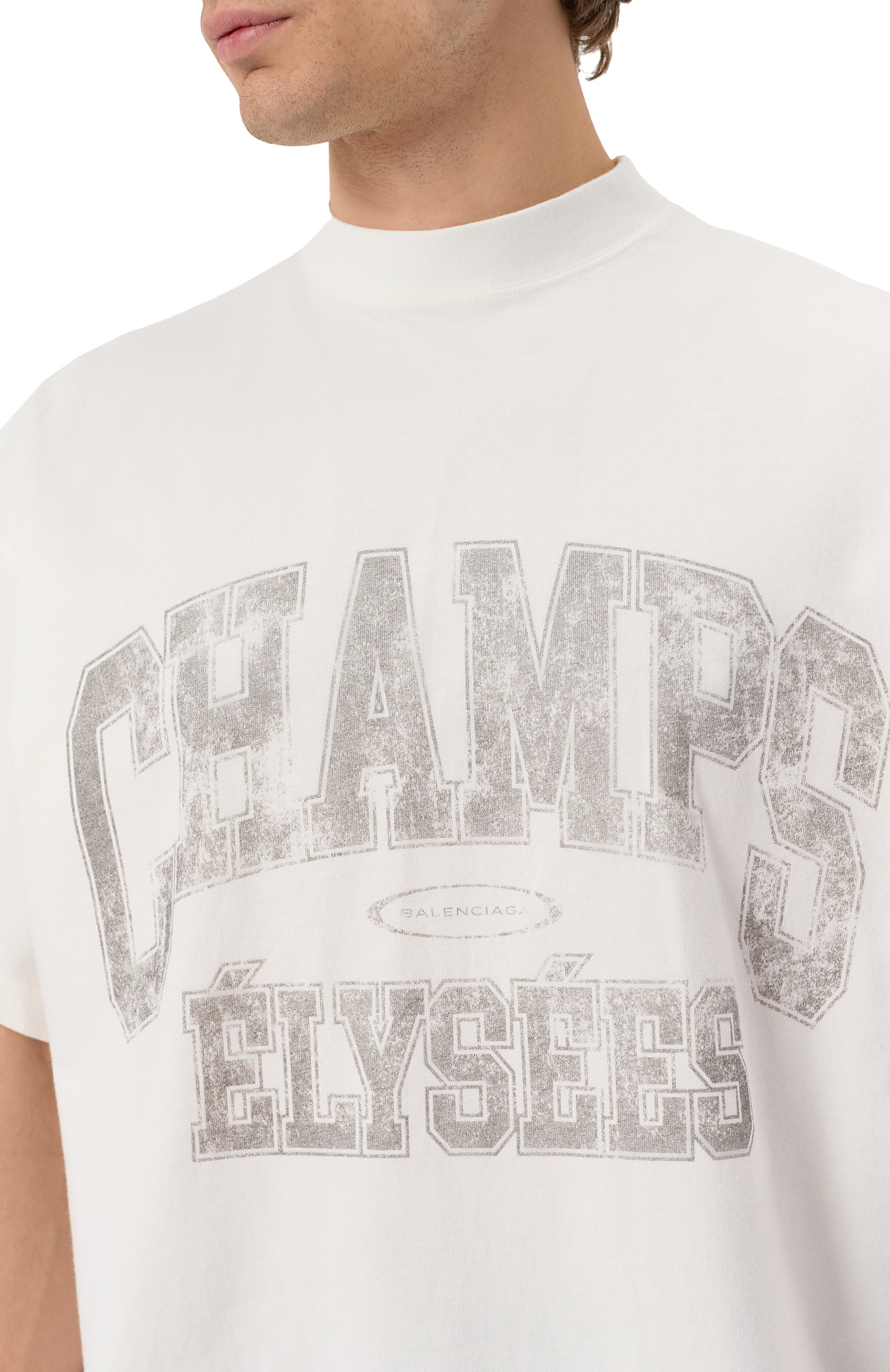 Хлопковая футболка BALENCIAGA, арт. 787349/TRVN1, фото 5