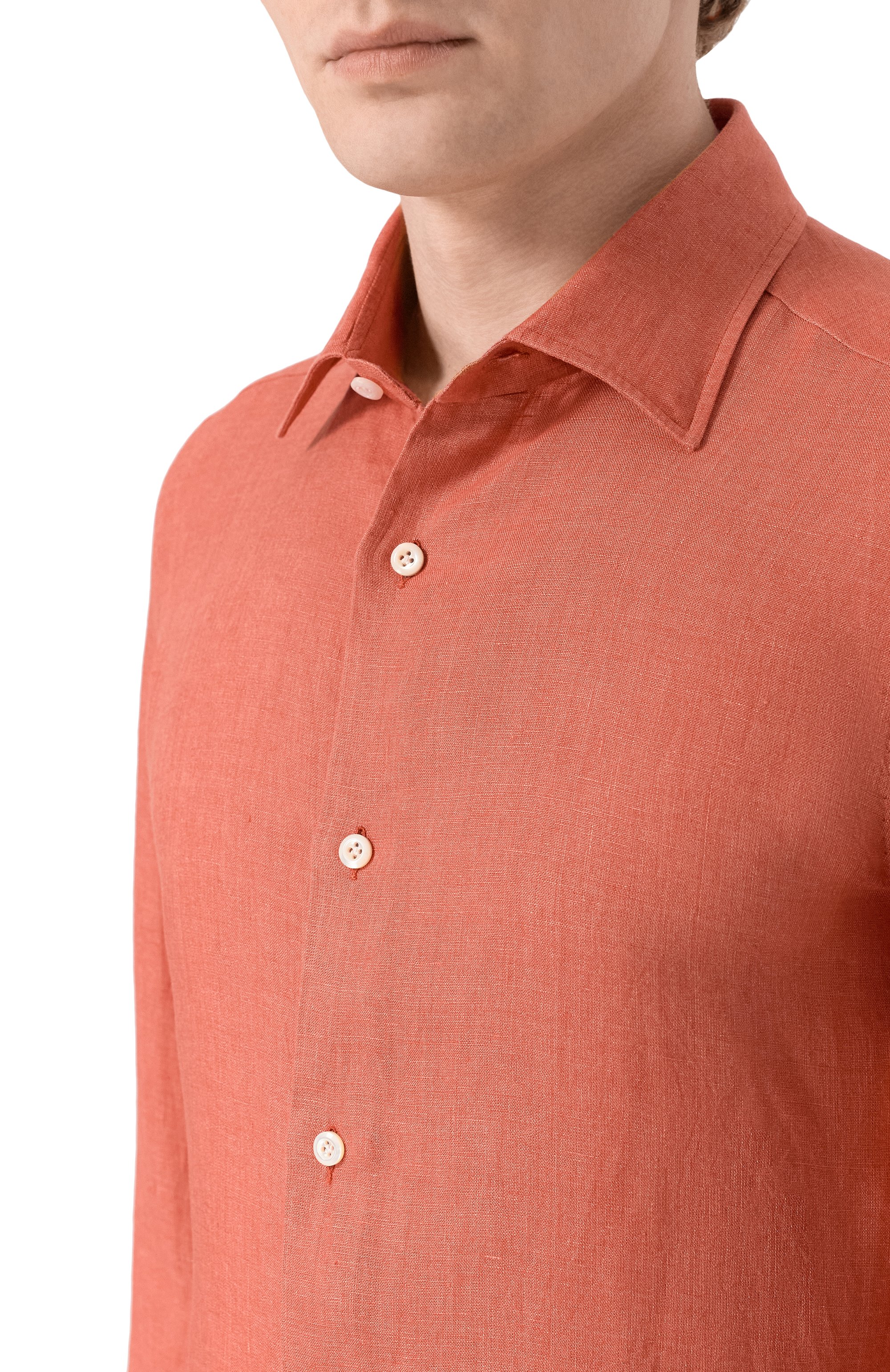 Льняная рубашка GIAMPAOLO, арт. 608/TS44322, фото 5